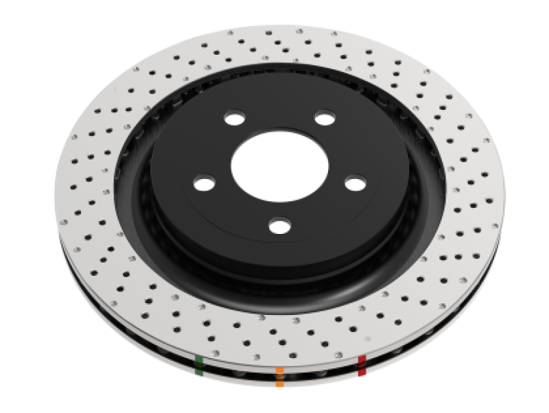 DBA 4000 Series Drilled Rotors - DBA 2022 Subaru WRX Front 4000 Series Drilled Rotor