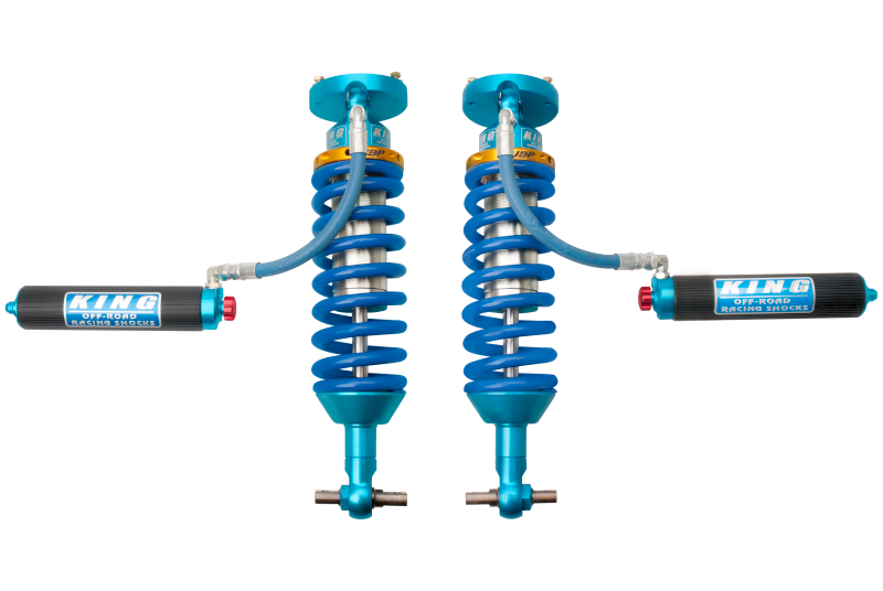 KIN 3.0 Coilovers - King Shocks 19+ Chevrolet Silverado 1500 Front 3.0 Dia Remote Res Coilover w/Adj/Int Bypass (Pair)
