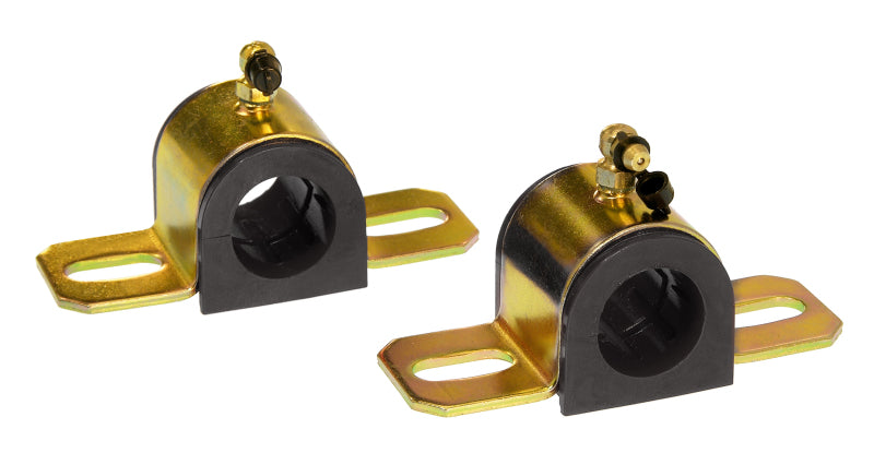 PRO Sway/End Link Bush - Blk - Prothane Universal 90 Deg Greasable Sway Bar Bushings - 28MM - Type B Bracket - Black