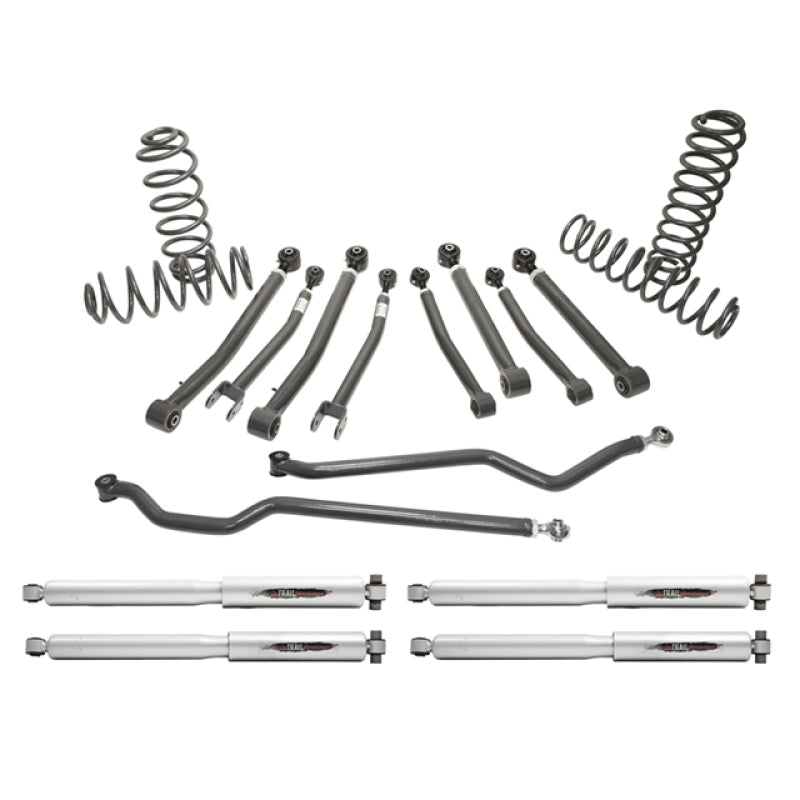 BT Lift Kit w Shocks - Belltech 18-19 Wrangler Rubicon JL 4dr 4in. Lift Lift Kit