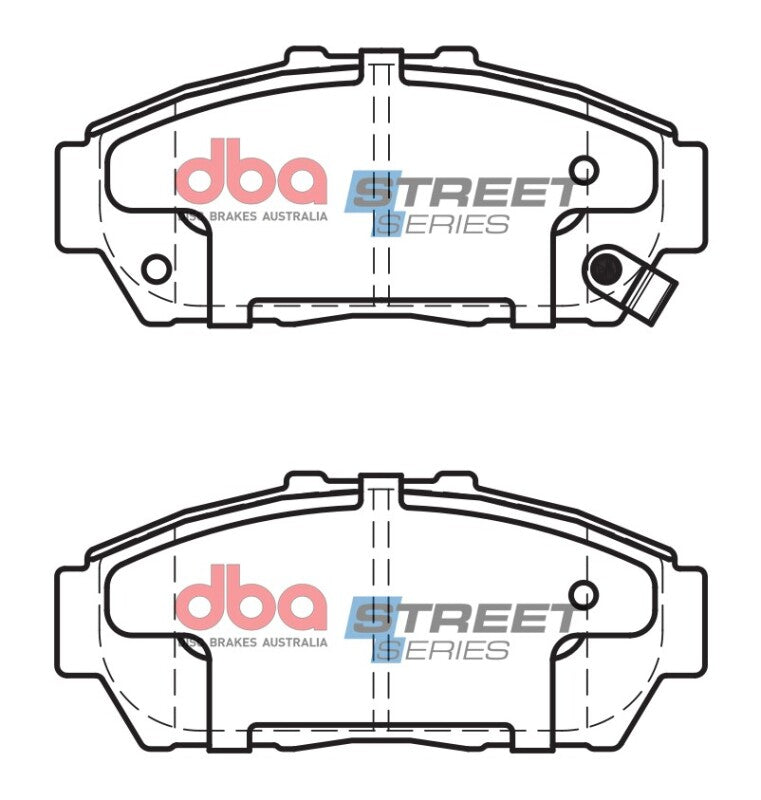 DBA Street Series Brake Pads - DBA 94-01 Acura Integra Front Street Series Brake Pads