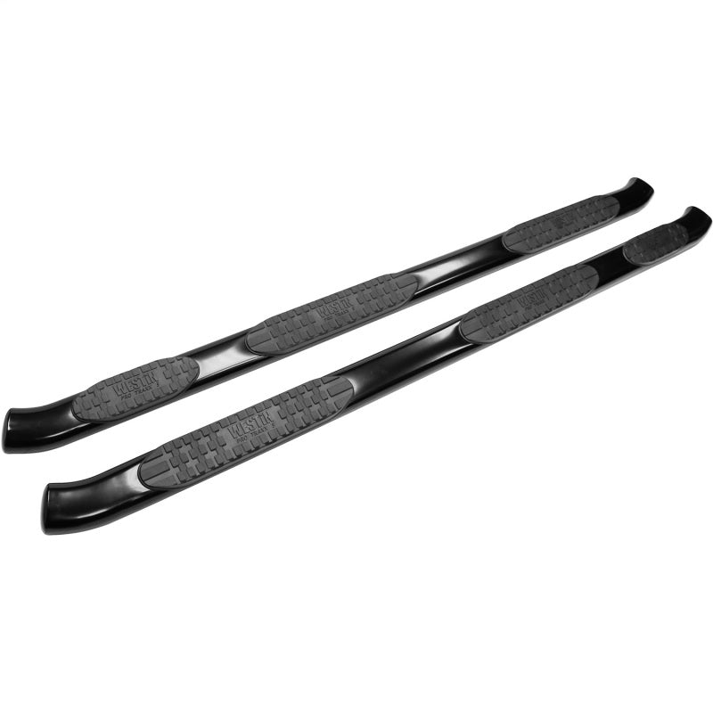 WES Nerf Bars - PRO TRAXX 5 - Westin 2007-2018 Toyota Tundra D-Cab (6.5 ft Bed) PRO TRAXX 5 WTW Oval Nerf Step Bars - Black