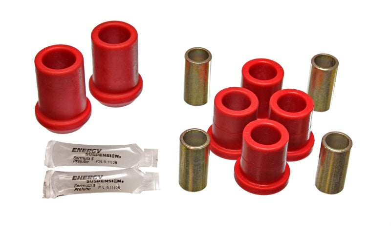 ES Cntrl Arm Bushings - Red - Energy Suspension 73-79 B-Body Chrysler RWD Red Front Control Arm Bushing Set