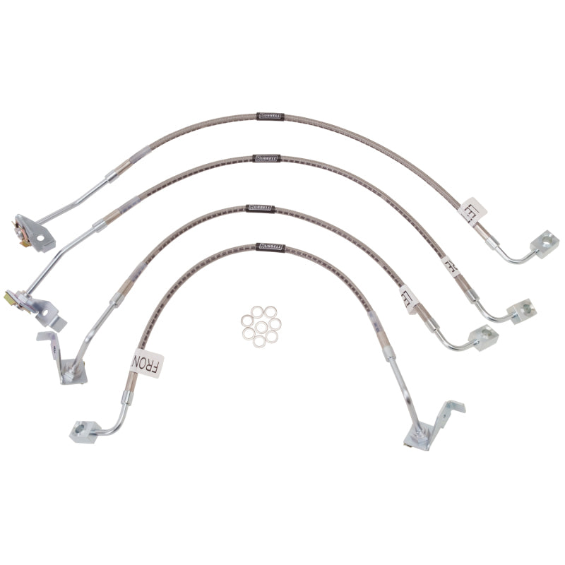 RUS Brake Line Kits - Russell Performance 07-08 Jeep Wrangler JK with 6in Lift Brake Line Kit
