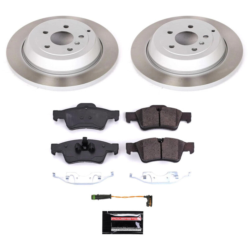 PSB Semi-Coated Rotor Kits - Power Stop 06-07 Mercedes-Benz R500 Rear Semi-Coated Rotor Kit
