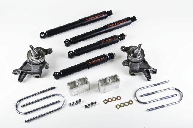 BT Lowering Kit w ND2 Shocks - Belltech LOWERING KIT WITH ND2 SHOCKS
