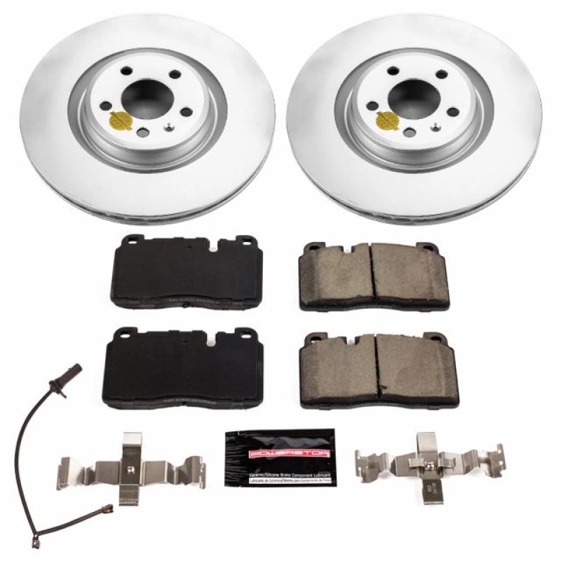 PSB Z23 Evolution Coated Kit - Power Stop 17-18 Audi A6 Front Z23 Evolution Sport Coated Brake Kit