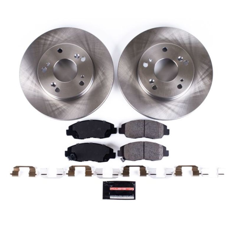 PSB Autospecialty Kit - Power Stop 06-11 Honda Civic Front Autospecialty Brake Kit