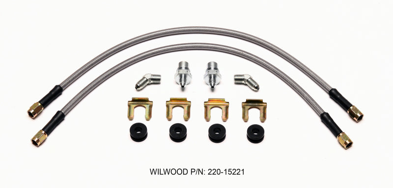 WIL Flexline Brake Hose - Wilwood Flexline Kit 2014-2015 Mini Cooper Rear