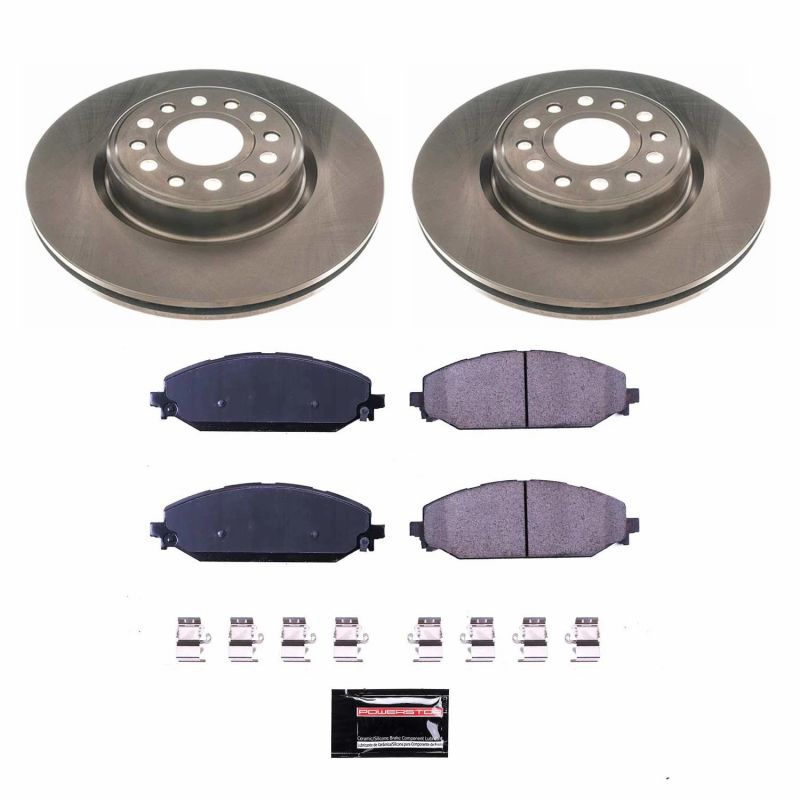 PSB Autospecialty Rotor - Power Stop 19-22 Ram 1500 Front Autospecialty Brake Kit