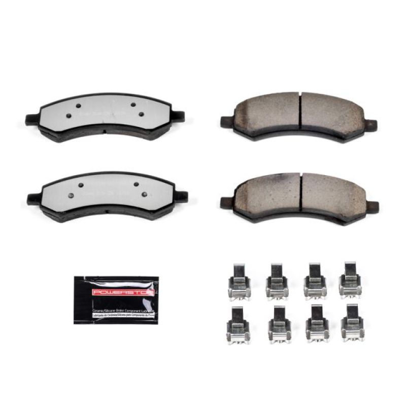 PSB Z36 Truck & Tow Brake Pads - Power Stop 07-09 Chrysler Aspen Front Z36 Truck & Tow Brake Pads w/Hardware