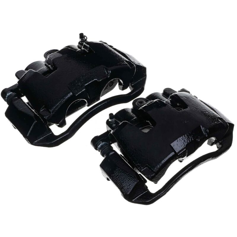 PSB Black Calipers - Power Stop 11-18 Ram 1500 Front Black Calipers - Pair (w/Bracket)
