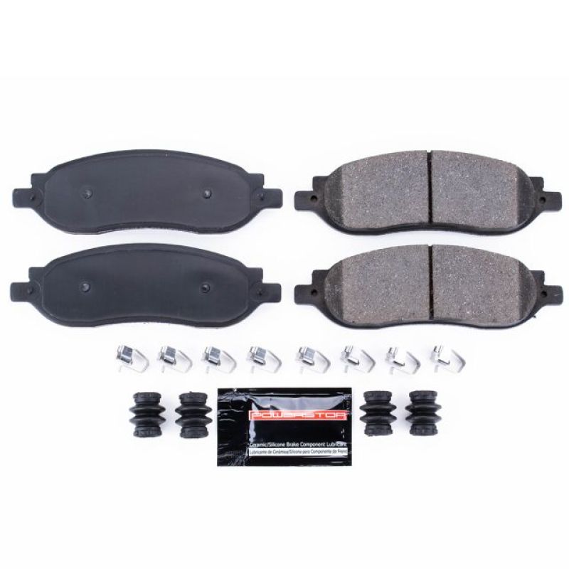 PSB Z23 Evolution Brake Pads - Power Stop 05-07 Ford F-250 Super Duty Rear Z23 Evolution Sport Brake Pads w/Hardware