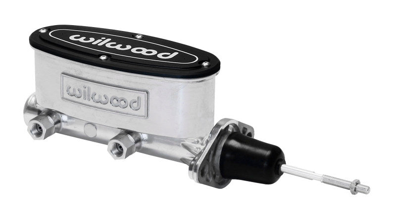 WIL Master Cylinder - Wilwood High Volume Tandem Master Cylinder - 15/16in Bore Ball Burnished-W/Pushrod