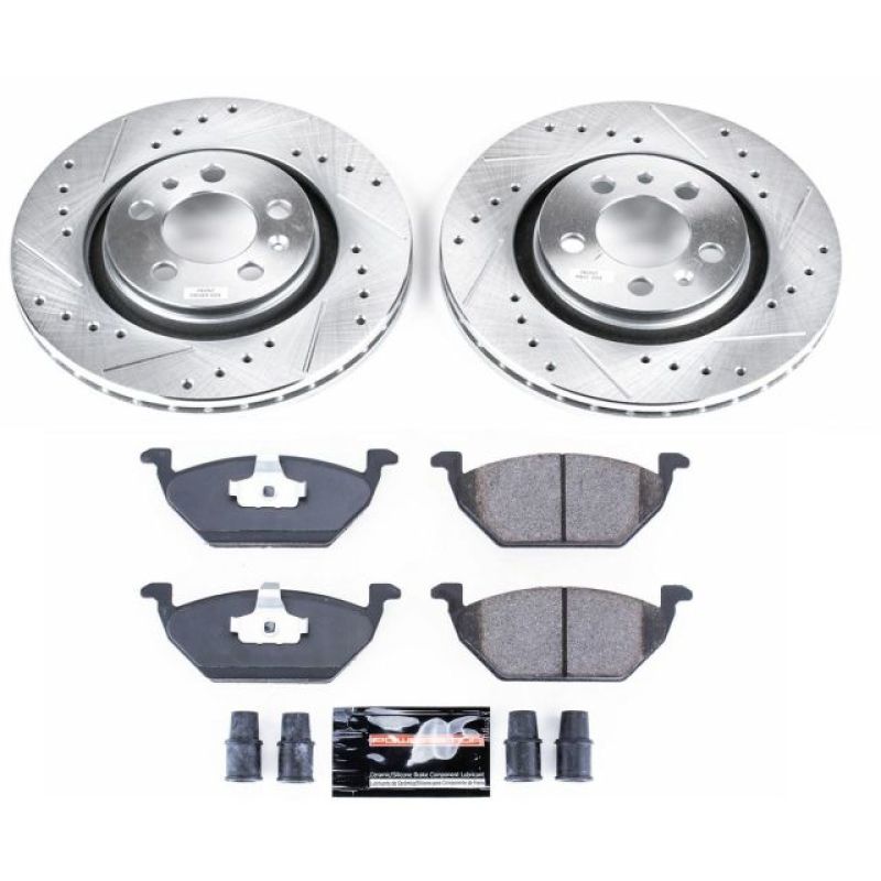 PSB Z23 Evolution Kit - Power Stop 1998 Volkswagen Beetle Front Z23 Evolution Sport Brake Kit