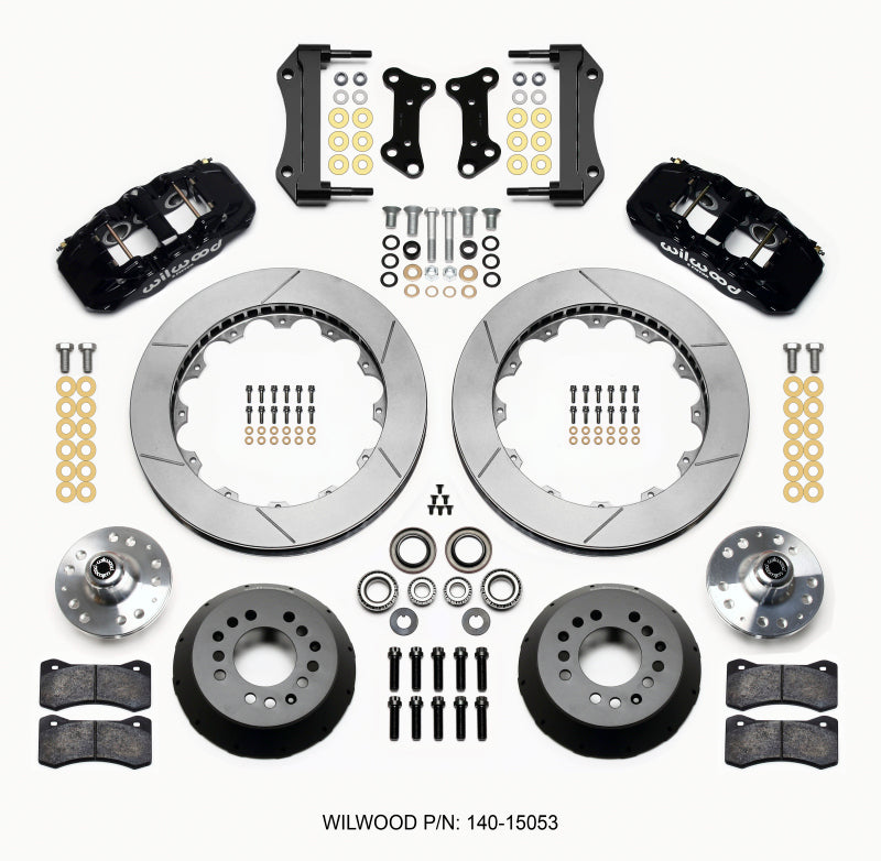 WIL Aero Brake Kit - Wilwood AERO6 Front Hub Kit 15.00 67-69 Camaro 64-72 Nova Chevelle