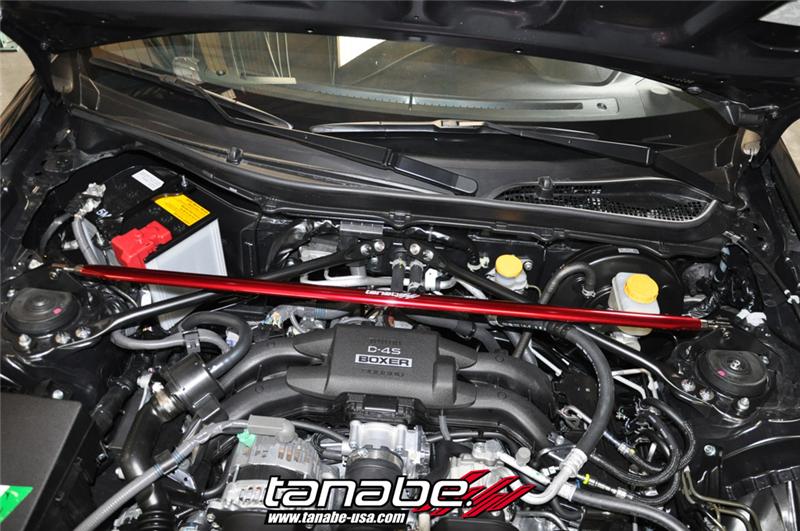 TAN Strut Tower Bars - Front - Tanabe Sustec Front Strut Tower Bar 13 Scion FR-S (ZN6) / 13 Subaru BRZ (ZC6)
