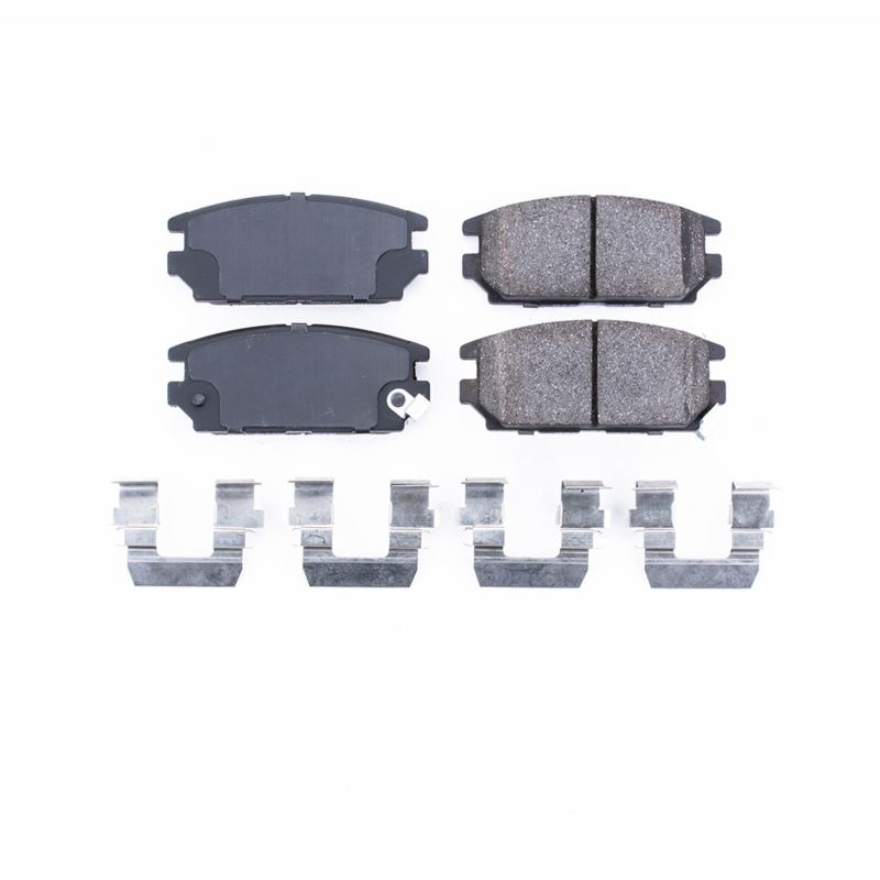 PSB Z17 Evolution Brake Pads - Power Stop 91-94 Dodge Stealth Rear Z17 Evolution Ceramic Brake Pads w/Hardware