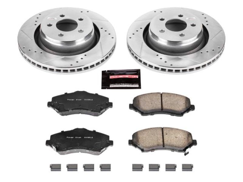 PSB Z23 Evolution Kit - Power Stop 09-11 Dodge Nitro Front Z23 Evolution Sport Brake Kit