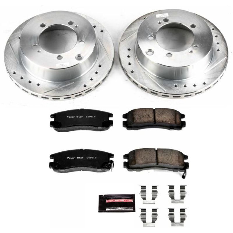 PSB Z23 Evolution Kit - Power Stop 91-96 Dodge Stealth Rear Z23 Evolution Sport Brake Kit