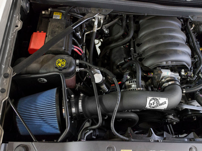 AFE Magnum FORCE Stage-2 Cold Air Intakes - aFe MagnumFORCE Stage-2 PRO 5R CAI 14-17 GM Silverado/Sierra 1500 5.3L/6.2L w/Electric Fan