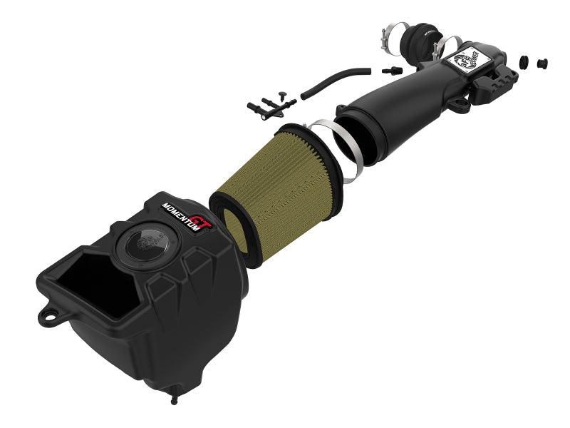 AFE Momentum GT Cold Air Intakes - aFe Momentum GT Cold Air Intake System w/ Pro Guard 7 Media 18-19 Jeep Wrangler (JL) L4-2.0L (t)
