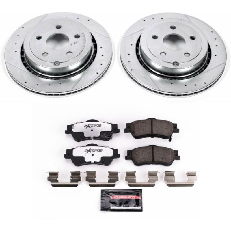 PSB Z26 Street Warrior Kit - Power Stop 11-17 Chevrolet Caprice Rear Z26 Street Warrior Brake Kit