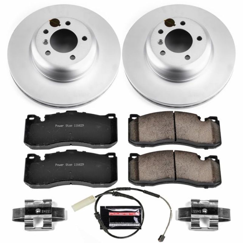 PSB Z23 Evolution Coated Kit - Power Stop 11-13 BMW 135i Front Z23 Evolution Sport Coated Brake Kit