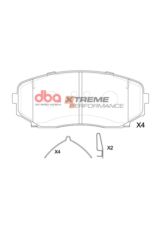 DBA XP Performance Brake Pads - DBA 2017+ Mitsubishi Eclipse Cross XP Performance Front Brake Pads