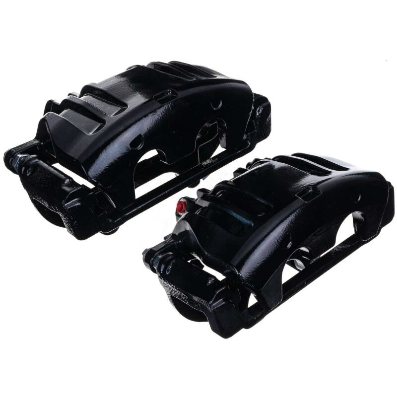 PSB Black Calipers - Power Stop 2014 Chrysler 200 Front Black Caliper - Pair w/Bracket