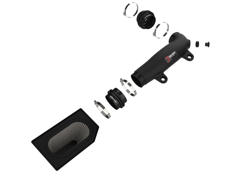 AFE Super Stock Induction System - aFe Super Stock Induction System Pro Dry S Media 18-21 Jeep Wrangler JL L4-2.0L (t)