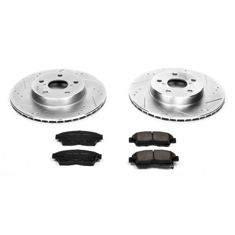 PSB Z23 Evolution Kit - Power Stop 96-00 Toyota RAV4 Front Z23 Evolution Sport Brake Kit