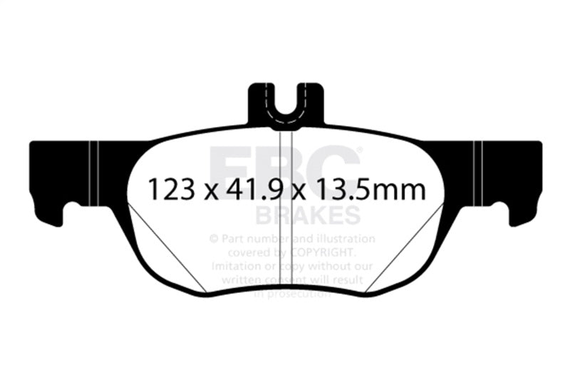 EBC Redstuff Brake Pad Sets - EBC 2019+ Mazda 3 (BP) 2.5L Redstuff Rear Brake Pads