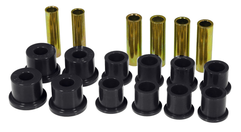 PRO Spring/Shackle Bush- Blk - Prothane 82-96 Ford Rear Spring & Shackle Bushings - Black