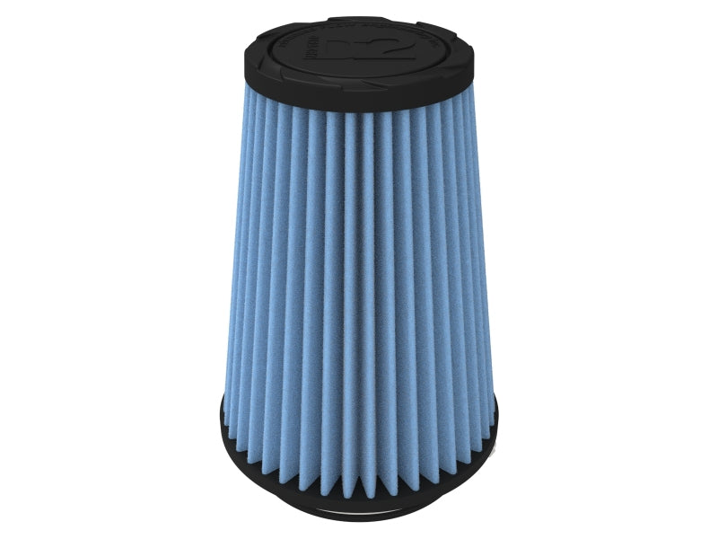 AFE Universal D2 Dura Dry Air Filter - aFe POWER Universal Clamp-On Air Filter w/ D2 Dura-Dry Media - 3-1/2in F x 5in B x 3-1/2in T x 7in H