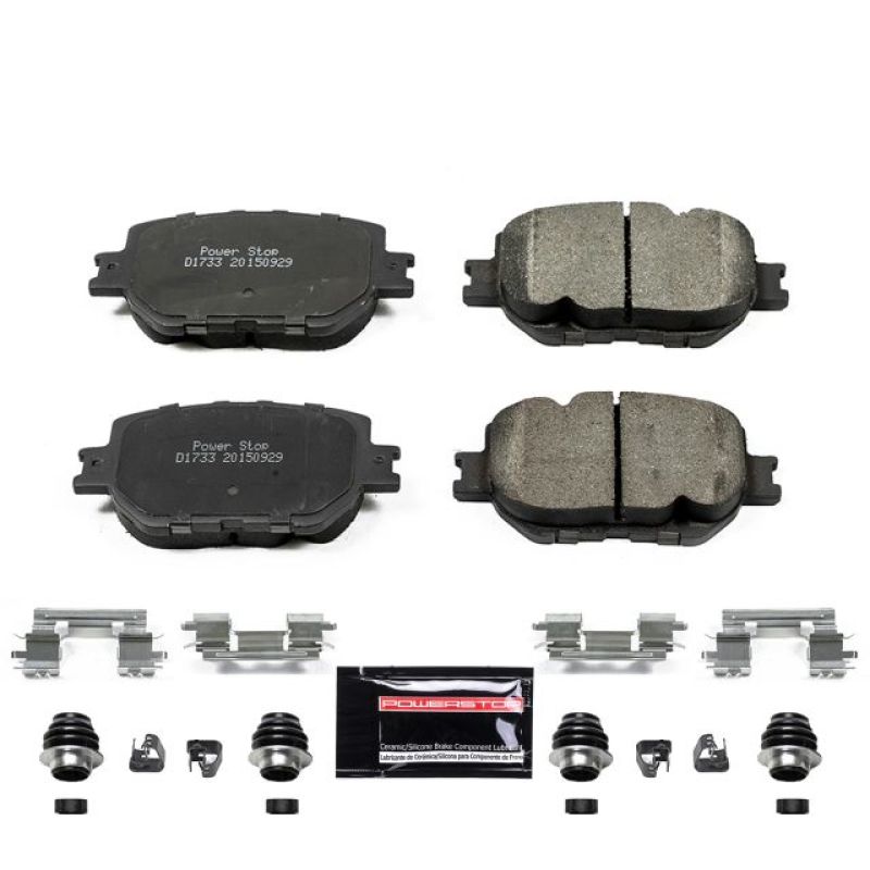 PSB Z23 Evolution Brake Pads - Power Stop 14-15 Lexus IS250 Front Z23 Evolution Sport Brake Pads w/Hardware