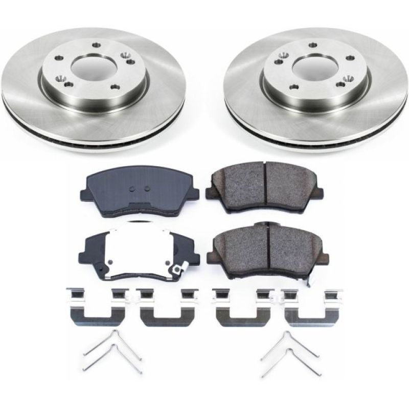 PSB Autospecialty Kit - Power Stop 17-19 Hyundai Elantra Front Autospecialty Brake Kit