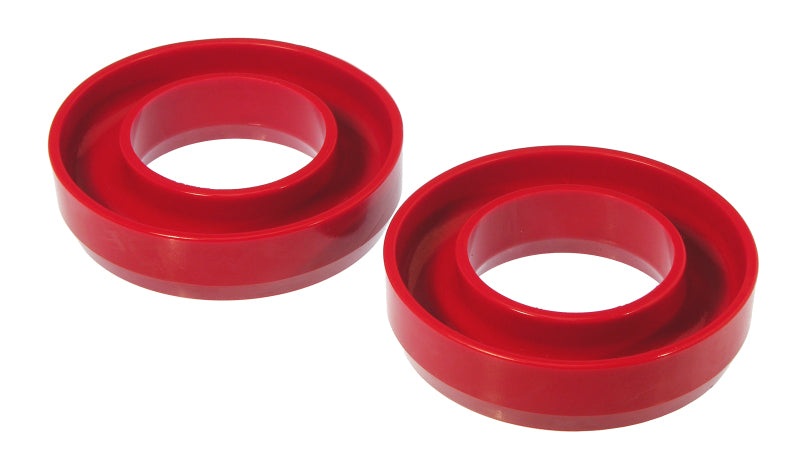 PRO Coil Spring Isolator - Red - Prothane 88-98 Chevy Front Coil Spring 1in Lift Spacer - Red
