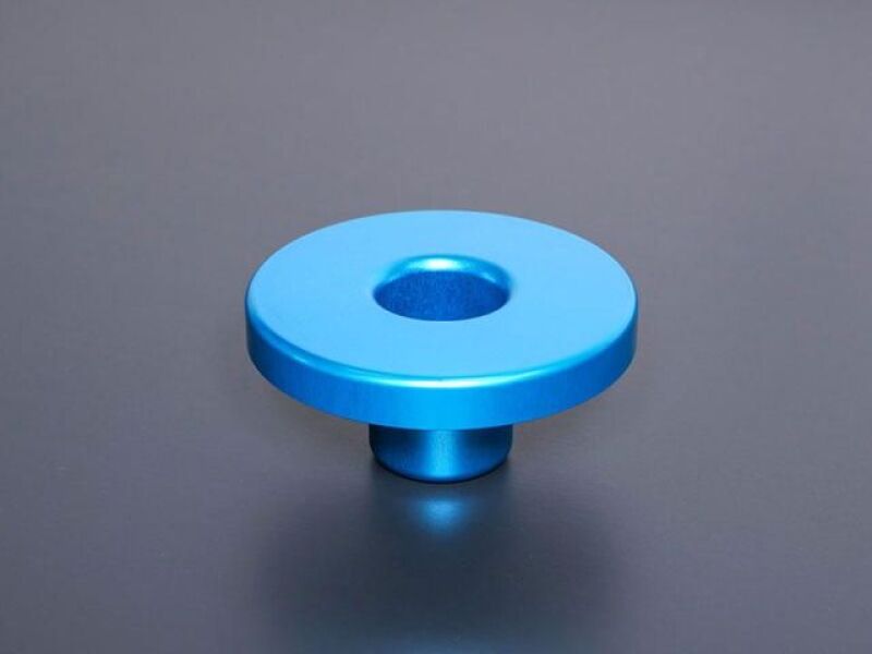 CUS Rubber Suspension Bushings - Cusco Rear Differential Rigid Mount Collar Rear Side 2021+ Toyota GR Yaris 1.6L AWD - Blue