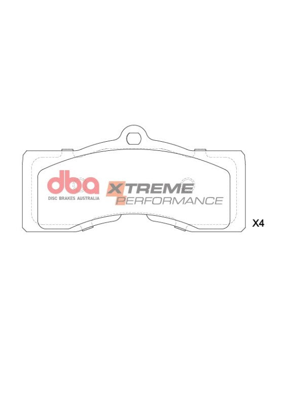 DBA XP Performance Brake Pads - DBA 68-82 Chevrolet Corvette C3 XP Performance Front/Rear Brake Pads