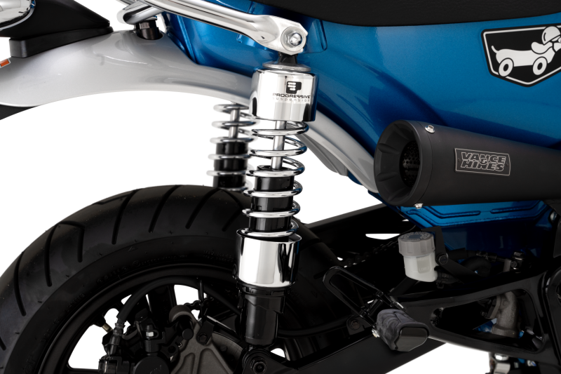 PGR 412 Shocks - Progressive 2025 Honda DAX 125 412 Series Shocks 13.5in - Chrome