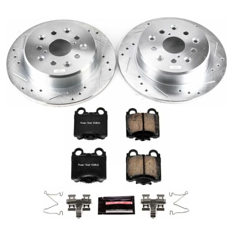 PSB Z23 Evolution Kit - Power Stop 98-05 Lexus GS300 Rear Z23 Evolution Sport Brake Kit