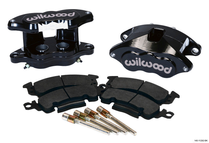 WIL D52 Brake Kit - Wilwood D52 Rear Caliper Kit - Black Powder 1.25 / 1.25in Piston 1.28in Rotor