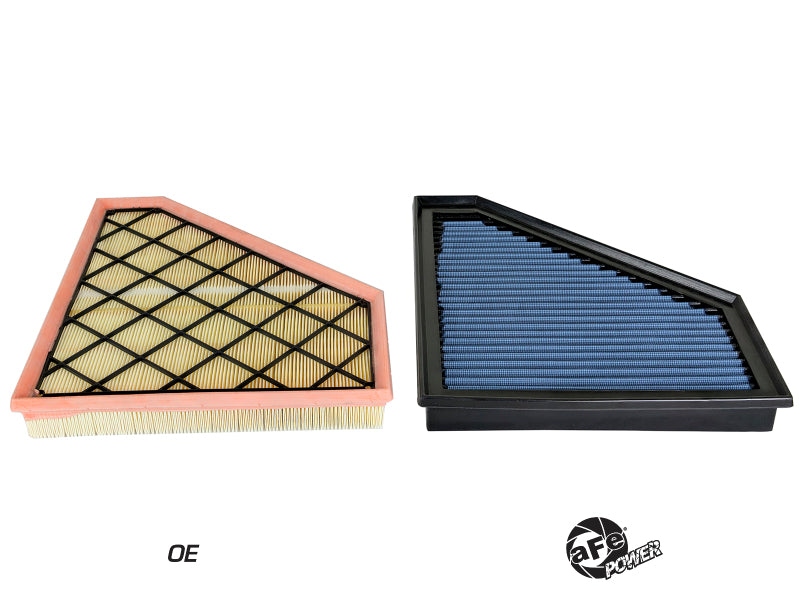 AFE P5R Drop In Air Filter - aFe Magnum FLOW Pro 5R OE Replacement Air Filter 13-17 Cadillac ATS V6-3.6L