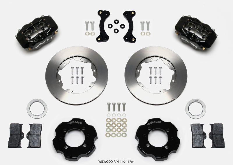 WIL Dynalite Brake Kit - Wilwood Forged Dynalite Front Hat Kit 11.00in 95-05 Miata
