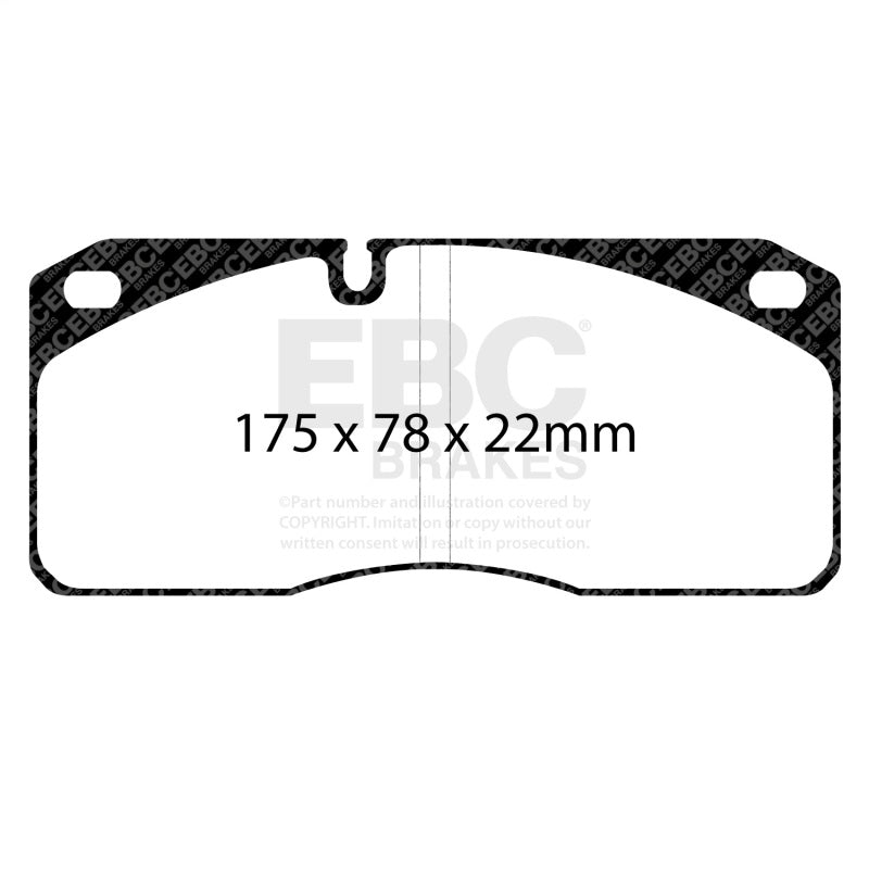 EBC Bluestuff Brake Pad Sets - EBC Stoptech 63.309.1027 Caliper Bluestuff Brake Pads