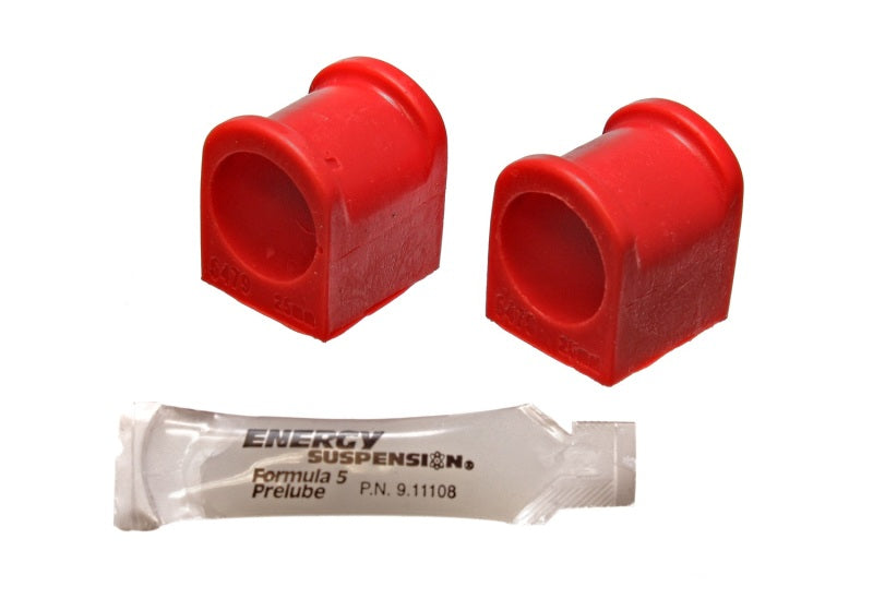 ES Sway Bar Bushings - Red - Energy Suspension 97-01 Ford Escort/ZX2 Red 25mm Front Sway Bar Bushing Set