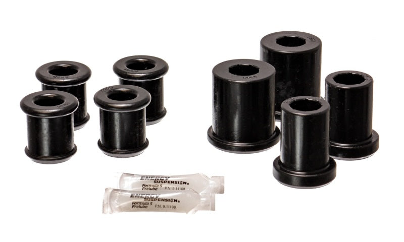 ES Cntrl Arm Bushings - Black - Energy Suspension 04-09 Cadillac XLR/XLR-V / 97-12 Corvette Black Front End C/A Bushing Set