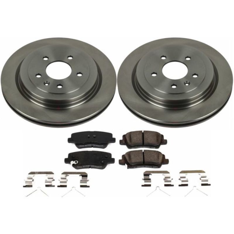 PSB Autospecialty Kit - Power Stop 16-18 Cadillac ATS Rear Autospecialty Brake Kit