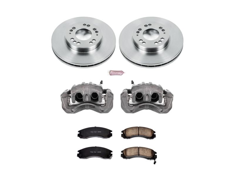 PSB Autospecialty Kit w/Cals - Power Stop 94-97 Eagle Talon Front Autospecialty Brake Kit w/Calipers